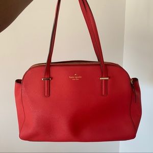 Kate Spade reddish orange handbag